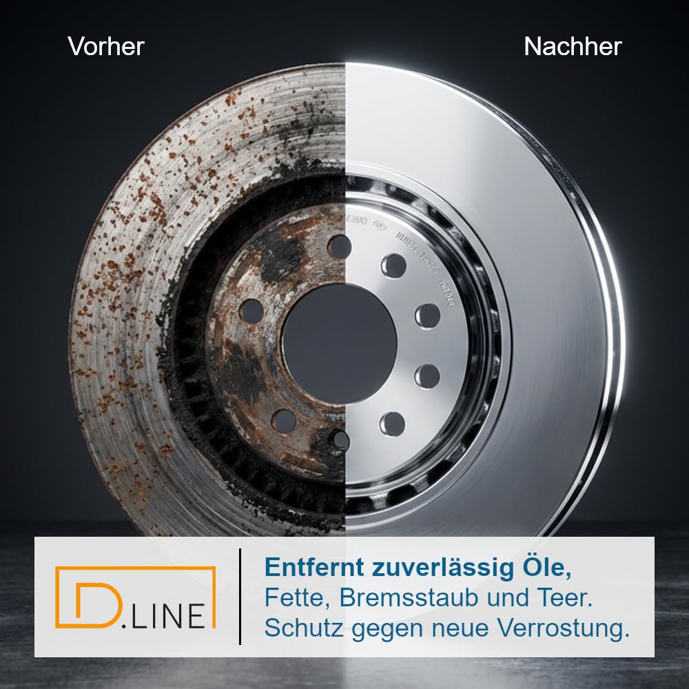D.LINE Bremsenreiniger 5 Liter (1x 5 Liter)