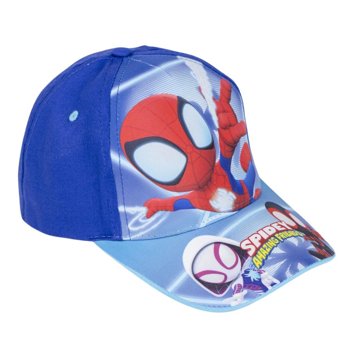 CERDÁ LIFE'S LITTLE MOMENTS Gorra Infantil con Visera de Spidey Color Azul Cap, Talla única Boy's