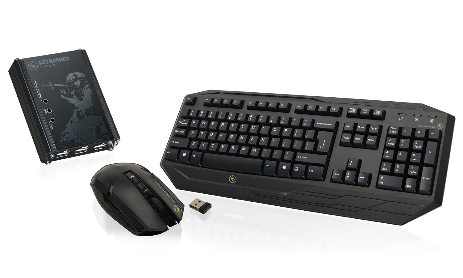 IOGEAR KeyMander Wireless Keyboard and Mouse Adapter Bundle for Xbox One, PS4, PS3, Xbox 360 (GE1337PKIT)