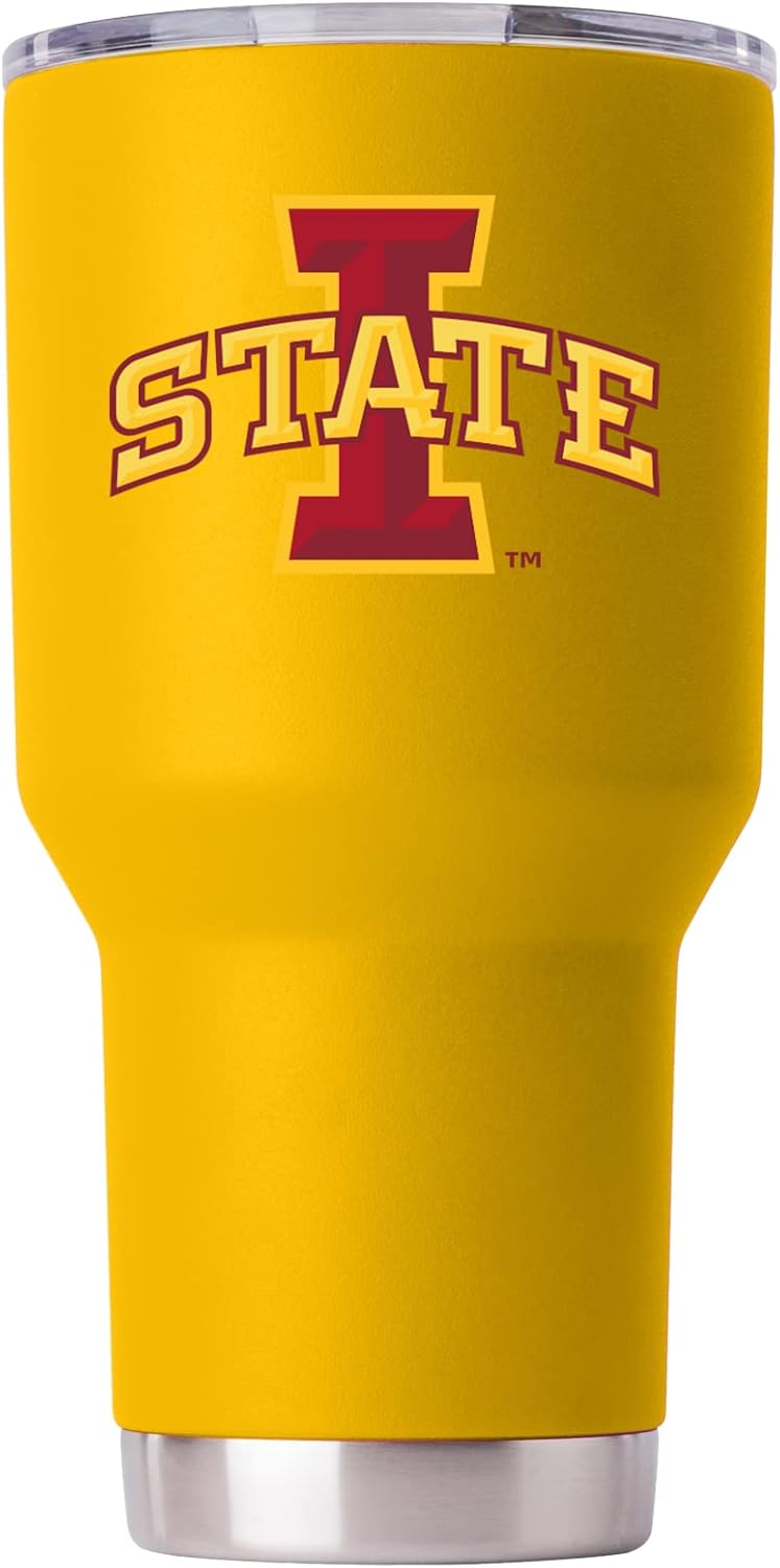 Gametime Sidekicks Iowa State 30oz Yellow Stainless Steel Tumbler