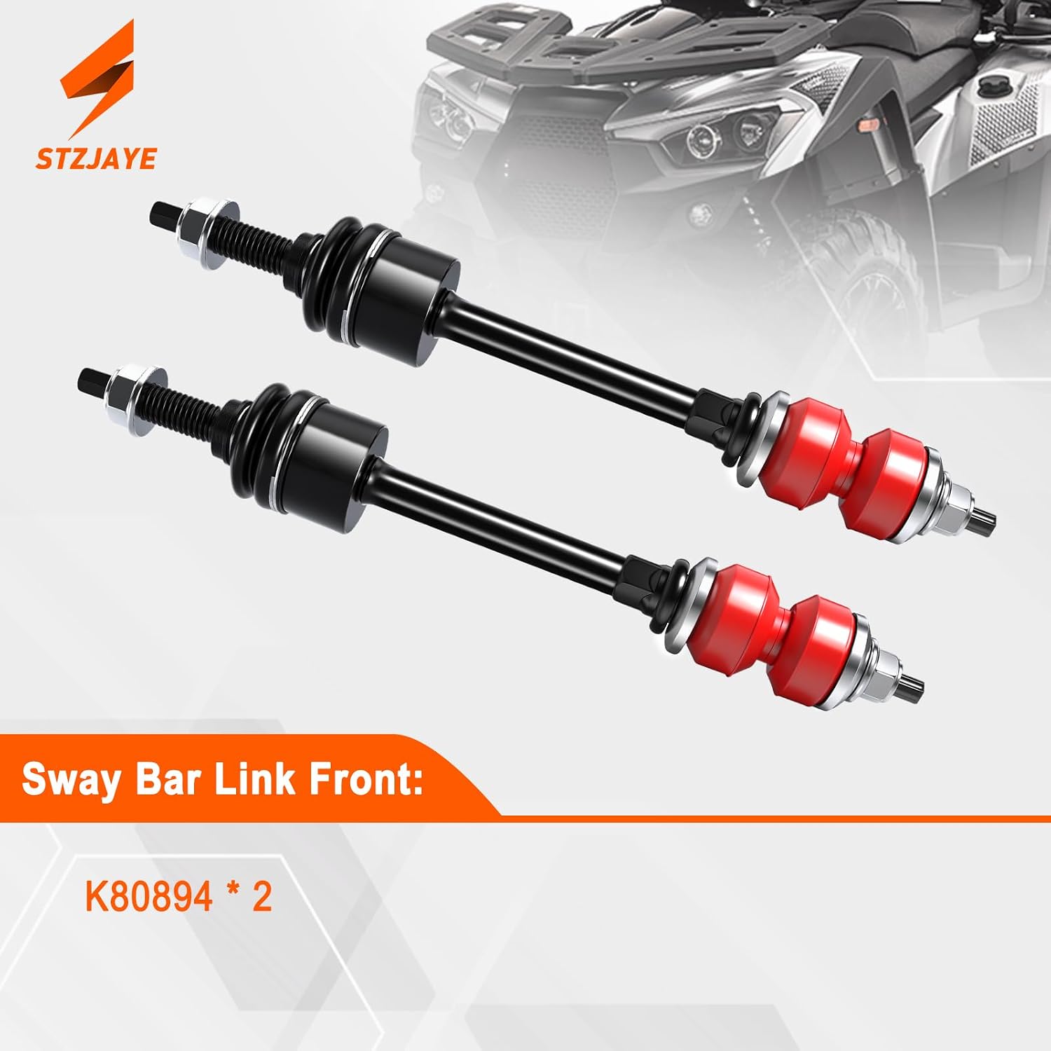 K80894 Sway Bar Link Front Stabilizer End Links Kit Compatible with Dodge for Ram 1500 2006-2010, Compatible with Ram for 1500 2011-2018, for 1500 Classic 2019-2022