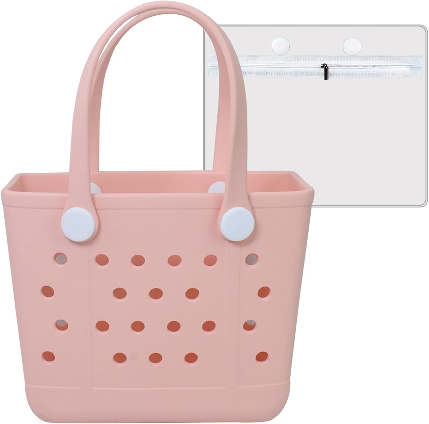 Rubber Beach Bag, Original Small Beach Tote Bag for Women, EVA Beach Bag Waterproof Sandproof