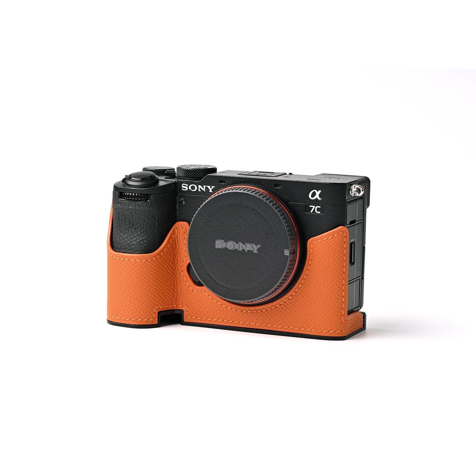 Amazon.co.jp: ハンドメイド本革カメラハーフケース Sony A7CII A7CR