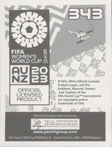 Miniatura 2 de 2023 Panini FIFA Women's World Cup Stickers #343 Team Logo Netherlands Mini Sticker Soccer Futbol Trading Card