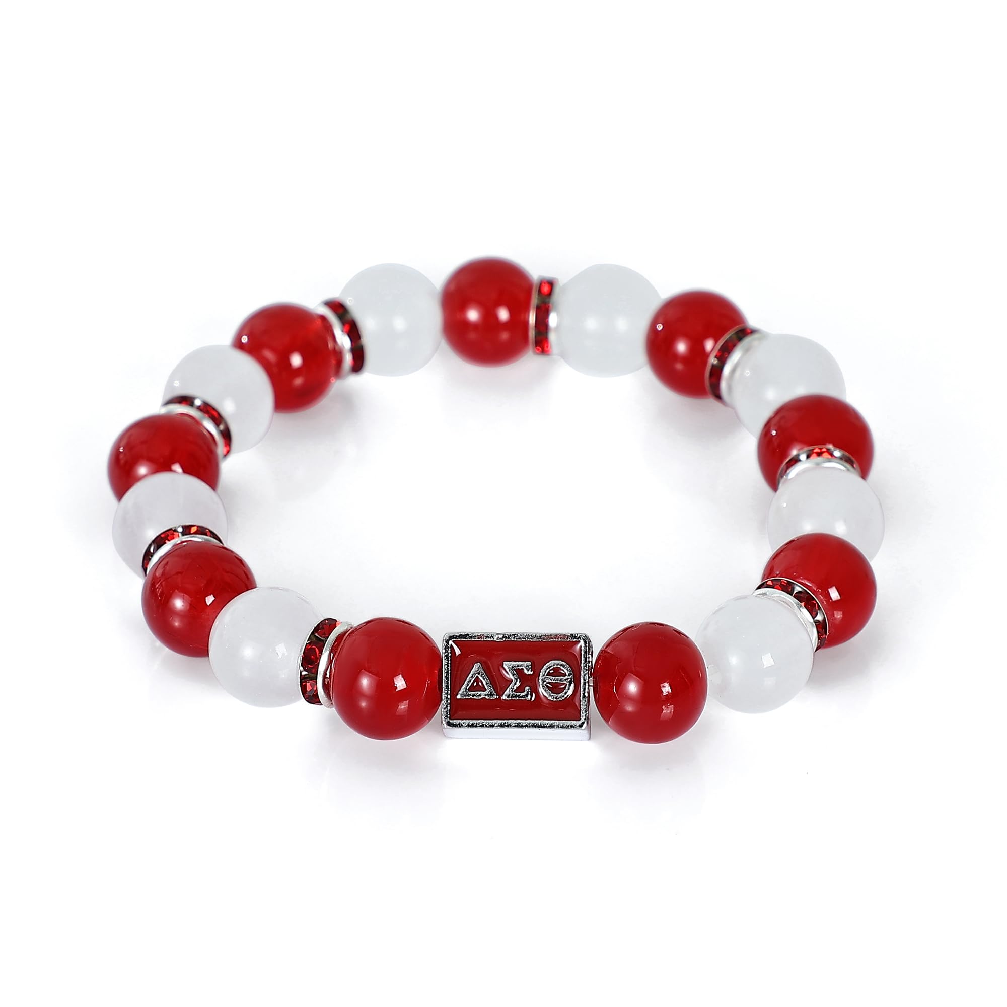 KoopDelta Sorority Paraphernalia Bracelet for Womens 1913 Sorority Jewelry Faux Pearl Bracelet Beaded Bracelets with Gift Box