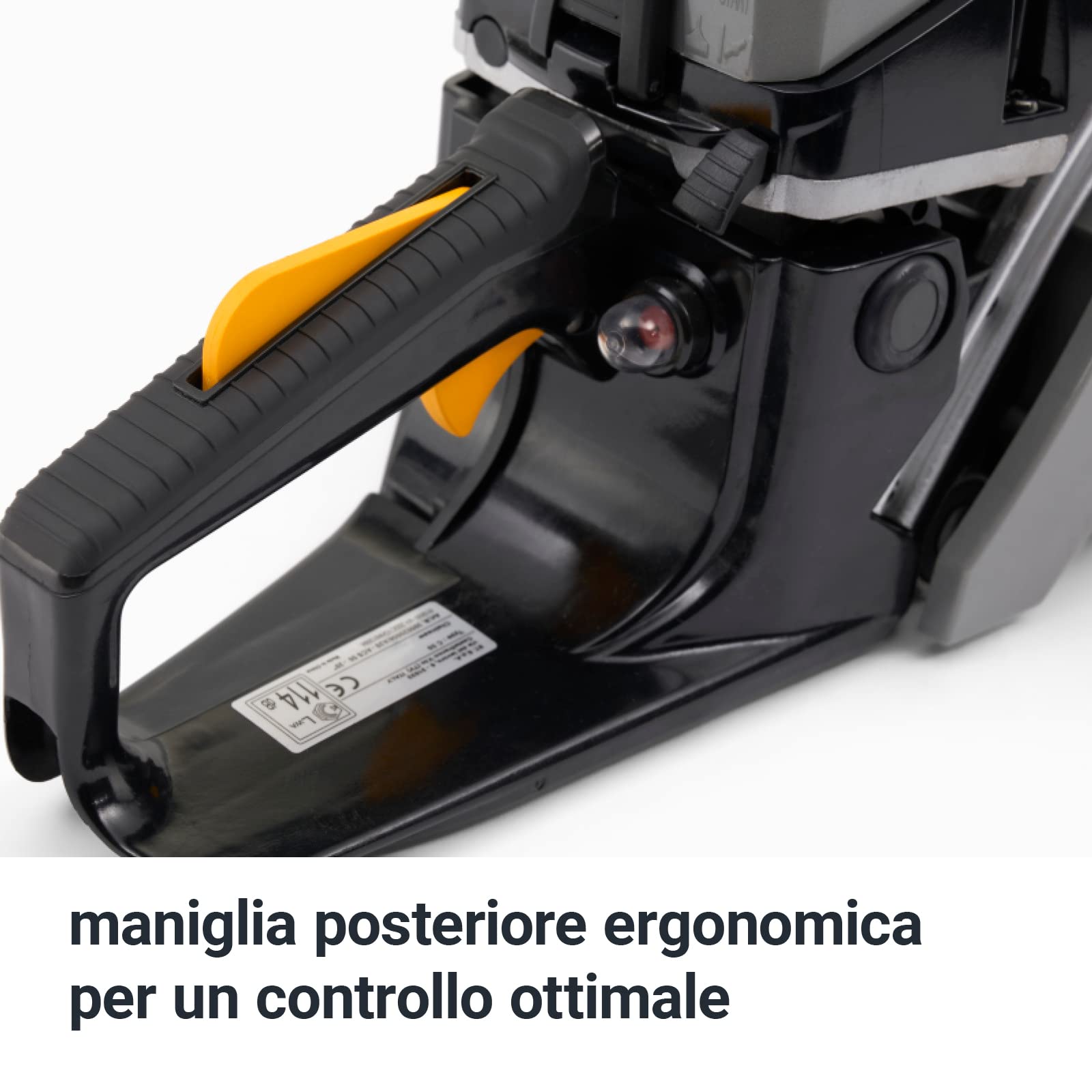 Alpina ACS 50 Motosega A Scoppio, 2.2 kW (49.3 cc), 50 cm – Pompa Olio Automatica, Tensionamento Laterale – Uso Professionale