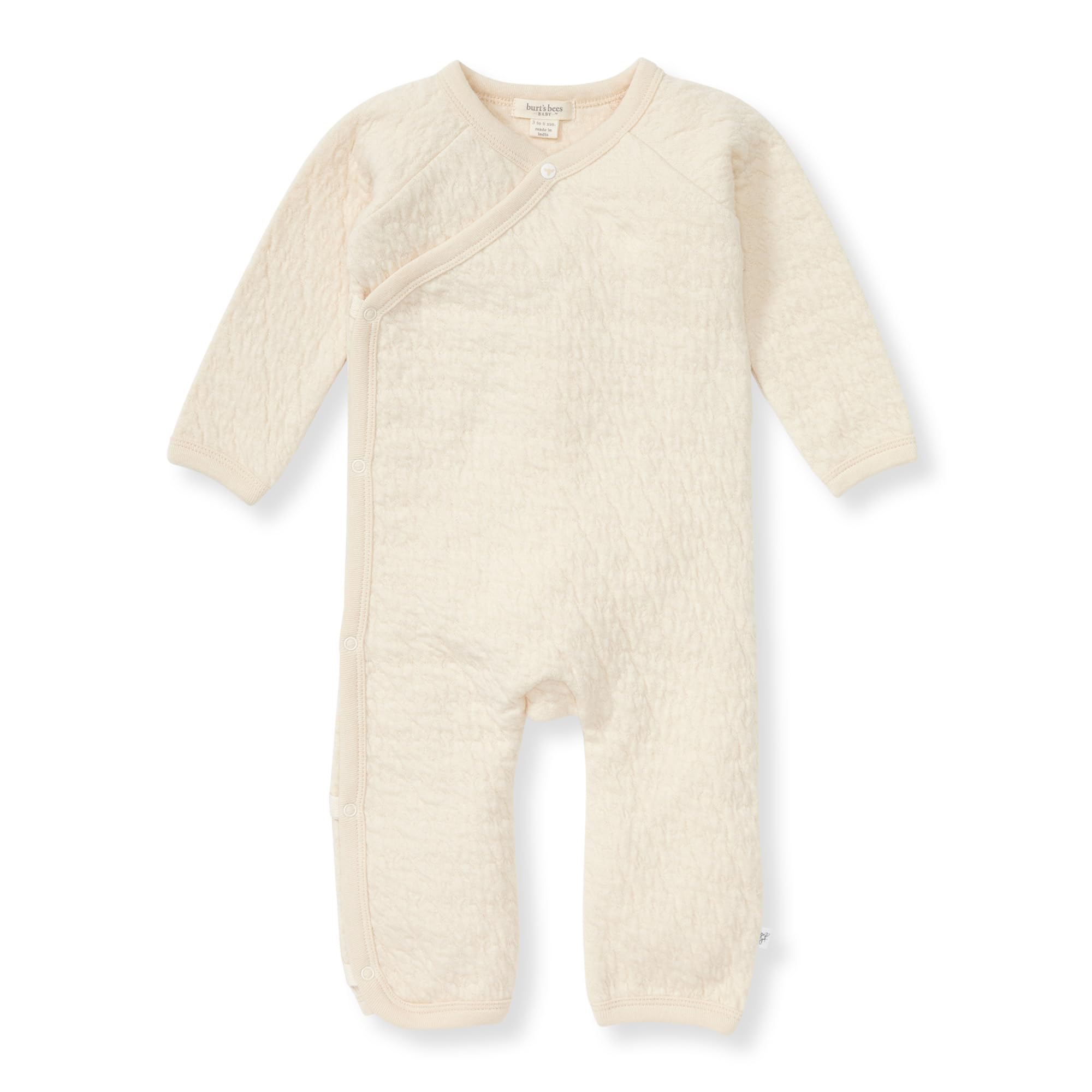 Burt's Bees BabyBaby Boys' 100% Organic One-Piece Long Sleeve CoverallGlobal Organic Textile StandardGlobal Organic Textile StandardGlobal Organic Textile StandardGlobal Organic Textile Standard