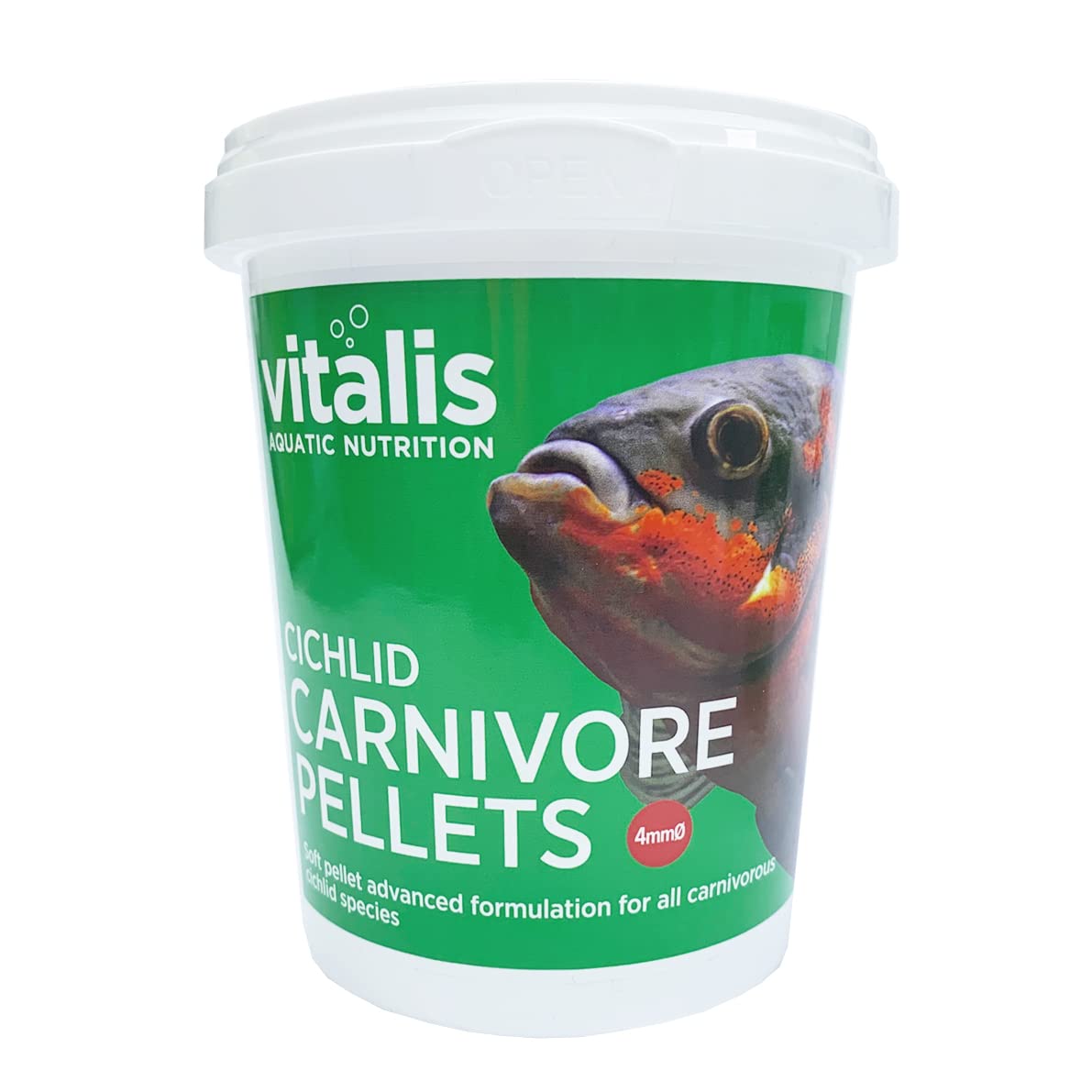 Vitalis Aquatic Nutrition Cichlid Carnivore Pellets Cichlid Carnivore Pellets 4mm