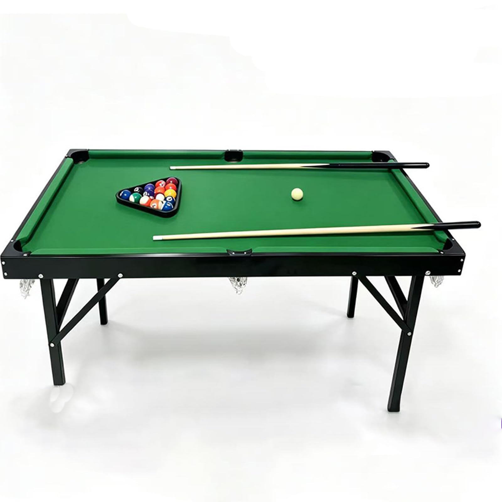 Tavolo da Biliardo Pieghevole,Mini Biliardo Portatile con Accessori