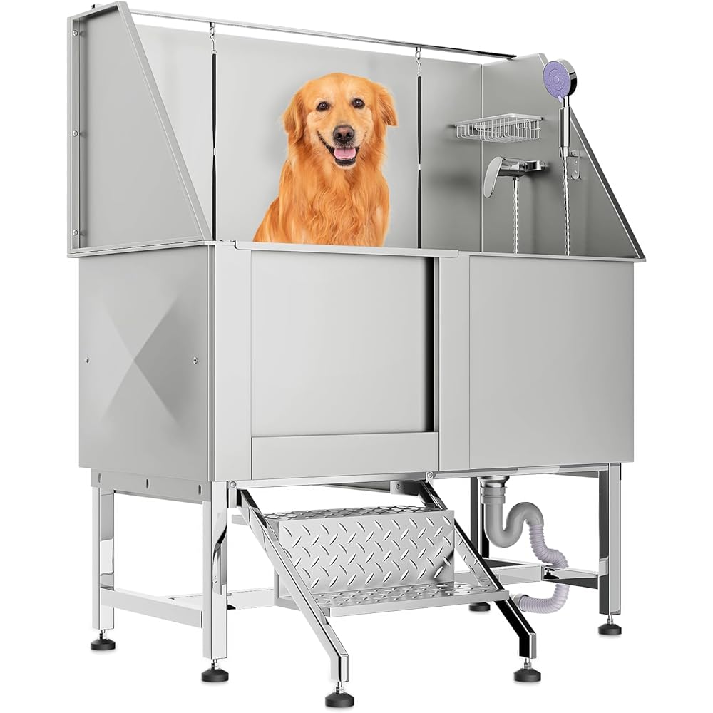 81/mo Finance Magshion 50" Dog Grooming Tub for Large Dogs