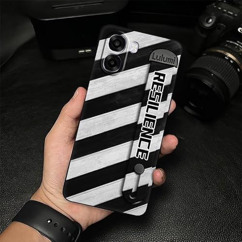 Phone Case Compatible with OPPO A6 4G Global, Soft case Wristband Wrist Strap Design Plain color Geometry Back Cover Phone Holde