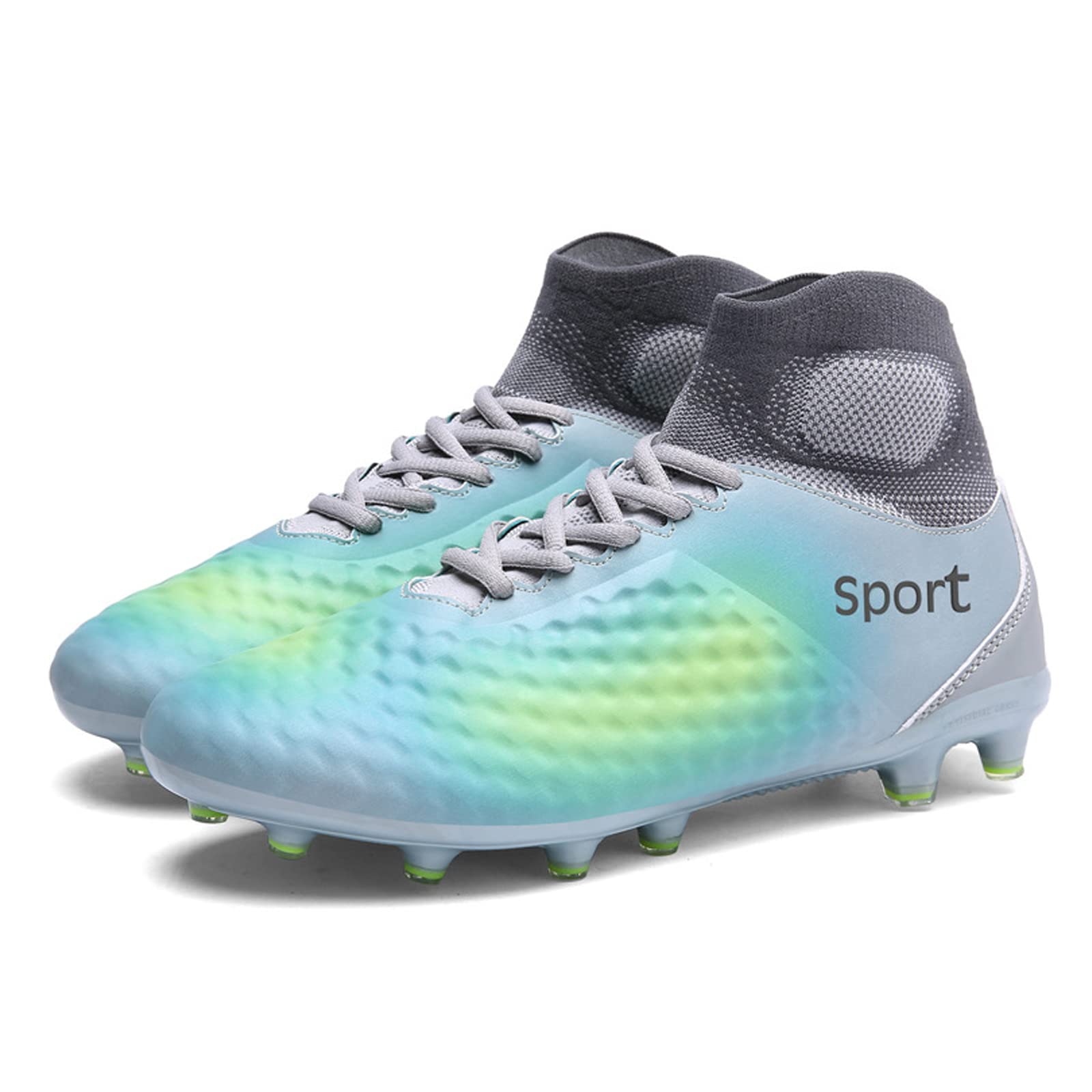Buty do piłki nożnej, unisex High-Top modne kolce buty piłkarskie, dla nastolatków, do lekkoatletyki, treningowe, trampki