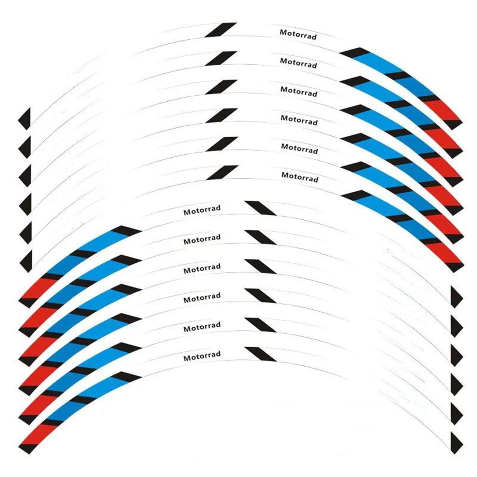 Stickers Motorcycle Reflective Rim Stripe Stickers Edge 1 Set for S1000XR S1000 XR S 1000XR S1000xr(Style 3)