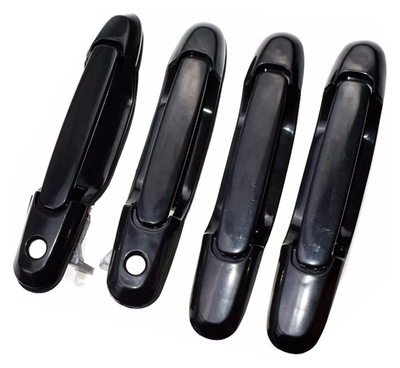 QWQTHGS Car Exterior Door Handle Cap for Toyota for Sienna 1998-2003 Exterior Door Handle Front Rear Left Right 69210-08010 69230-08020(Black)