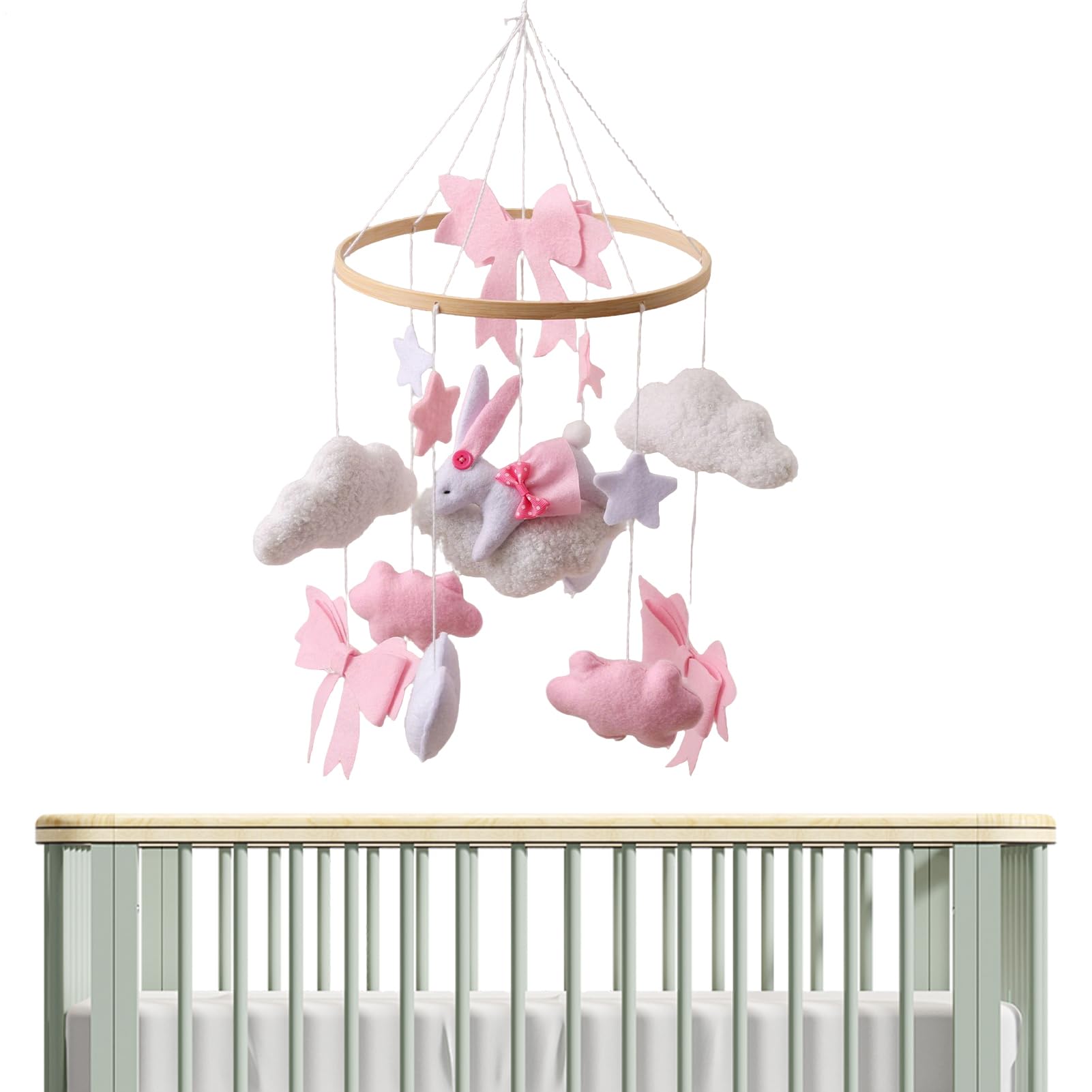 Mobile de lit bébé rotatif : la solution pour apaiser les pleurs de bébé - 8