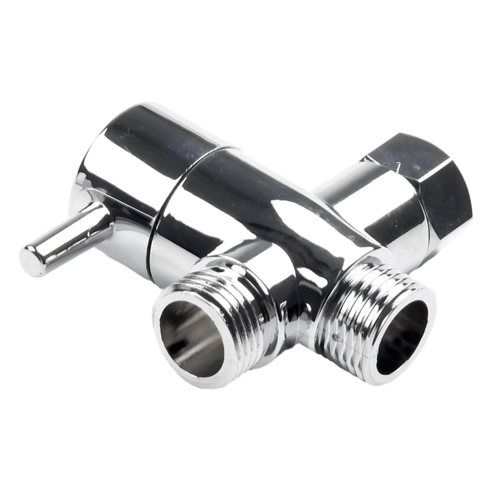 Adaptador en T de válvula G1/2 de latón de 3 vías, divisor de agua para grifo de ducha para baño, conector de interruptor duradero, accesorio de fontanería multifuncional