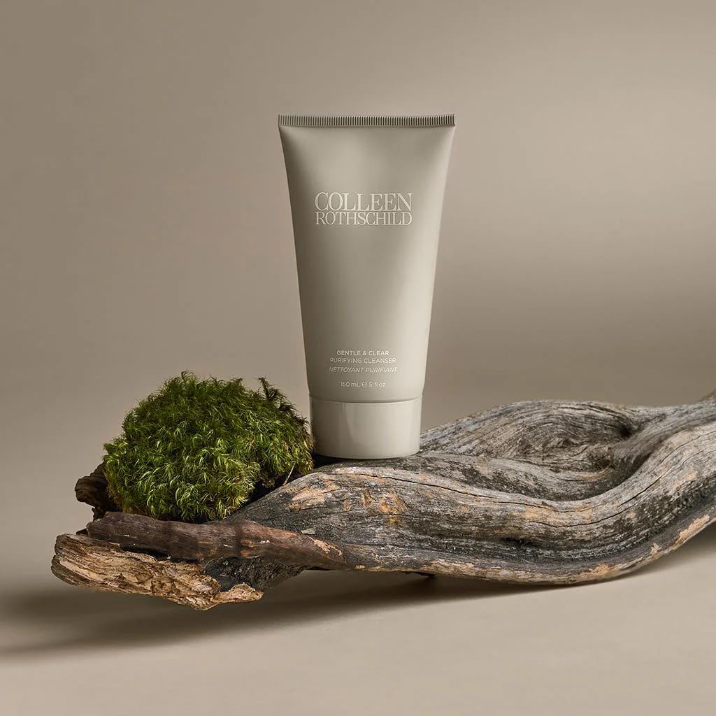 COLLEEN ROTHSCHILD Gentle & Clear Purifying Cleanser | For Blemish-Prone, Sensitive & Reactive Skin | Removes Impurities & Unclogs Pores | With Salicylic Acid & Niacinamide | Fragrance-Free (5 fl oz)