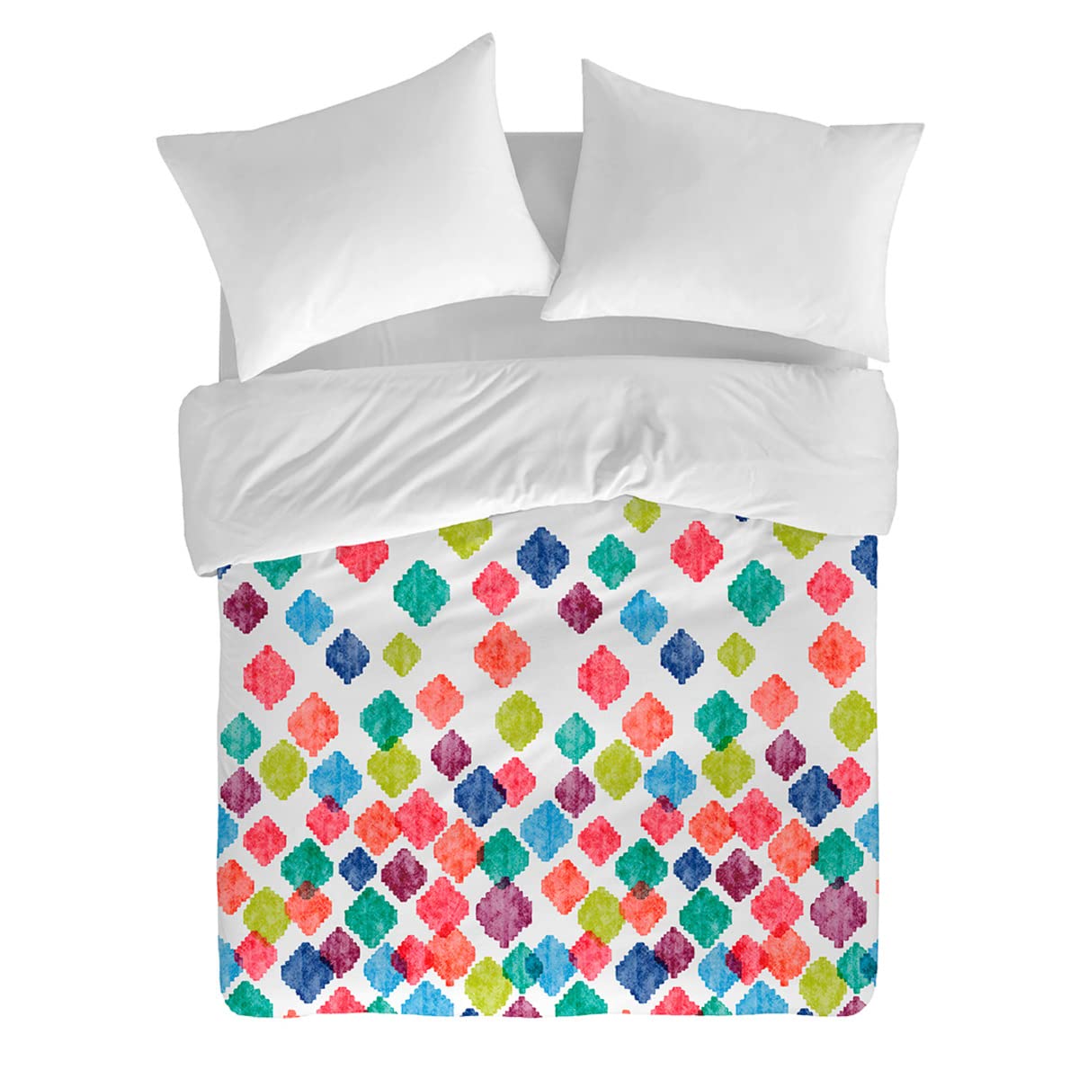 NAF NAF Duvet Cover Cotton 144 Threads Nordic Soft Comfortable Breathable - Beagle Vivo, Bed 90 (140x200 cm)