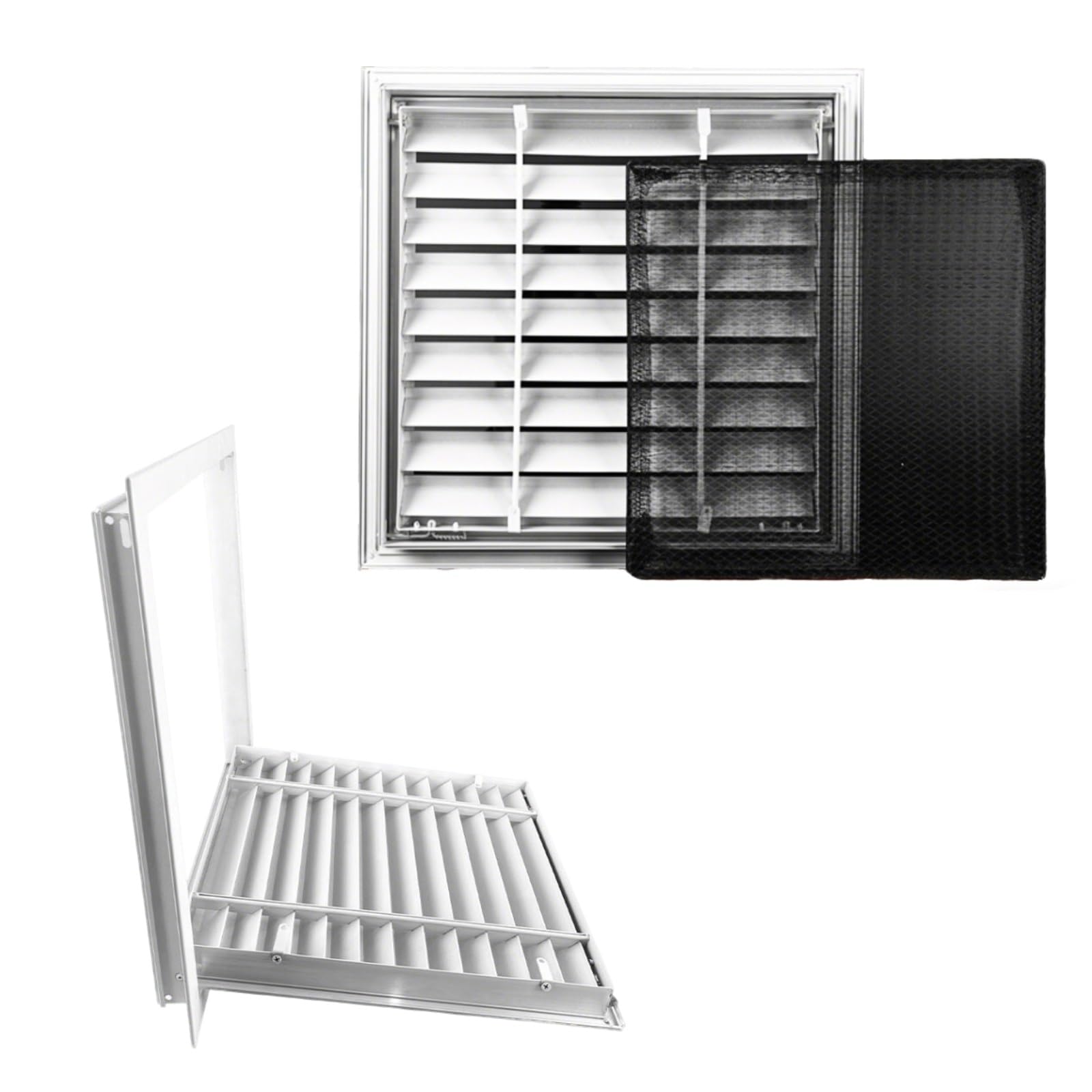 Grille d'inspection alu 60x25 cm pour cacher les trous du salon