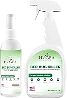 Vista 14 de Hygea Natural - Aerosol natural para piojos, ácaros y chinches para viajes - Tamaño aprobado por la TSA – Apto para niños y mascotas – Resultados