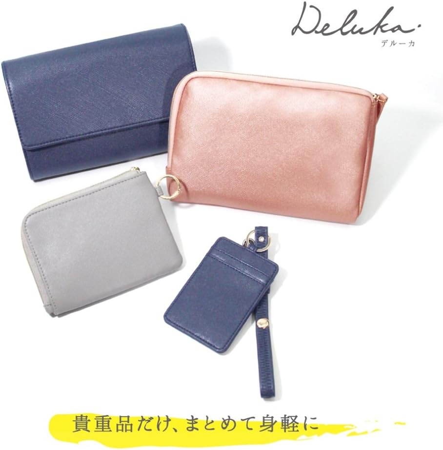 クツワ(Kutsuwa) Pass Case, Gray