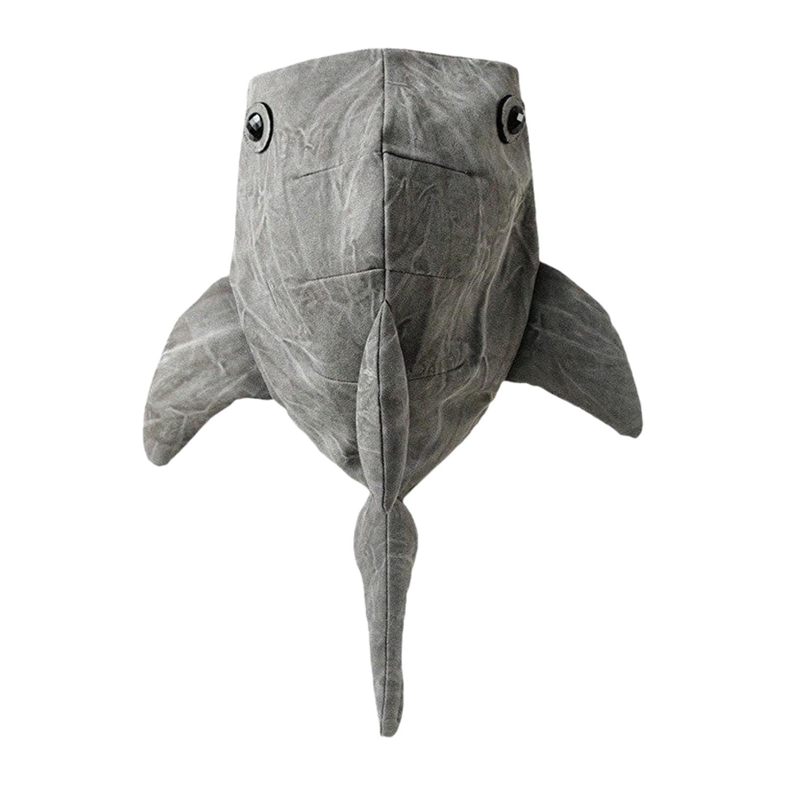 enakshi (label) Enakshi Shark Backpack Canvas Birthday Gift Lightweight Travel Backpack Cute Bookbag Gray| Clothing, Shoes & Accessories|Womens Handbags & Bags-picture-19