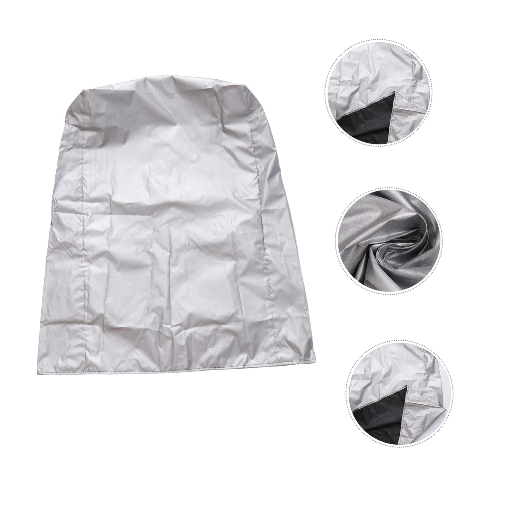 Cabilock 1pc Swimming Pool Chair Cover Lounge Chair Cover Chair Protected Cover Chair Cover Outdoor Reclining Chair Waterproof Silver Coated Oxford Cloth Fold Air Conditioning Cover