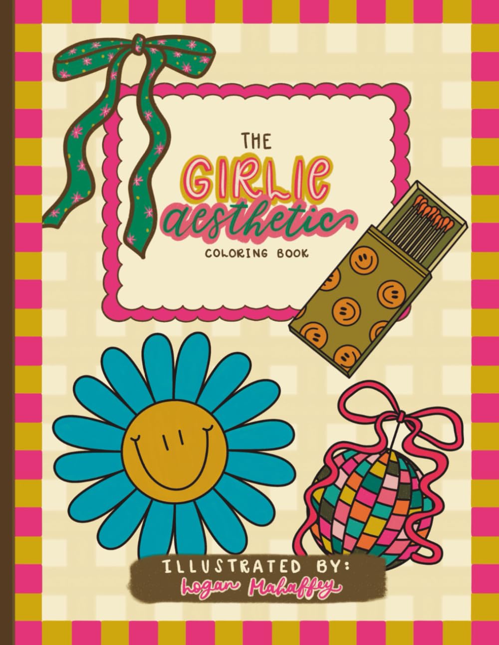 The Girlie Aesthetic Coloring Book: Cute and Relaxing Patterns with Fun Icons for All Ages