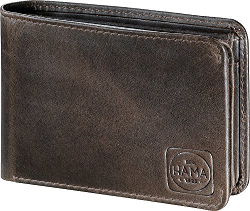 Preisvergleich Produktbild Hama est. 1923 Paris Ledergeldbörse H2 braun