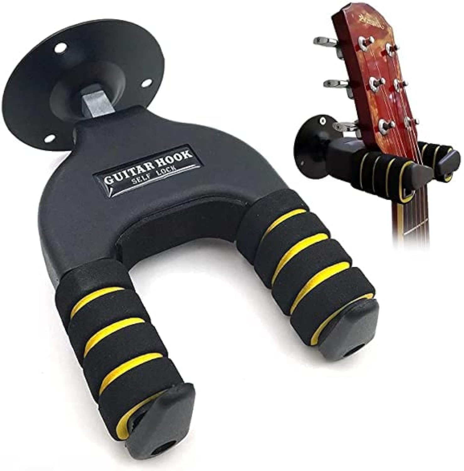 Mustang Auto Lock Wall Mount/Stand/Hook for Acoustic Guitars-image-34