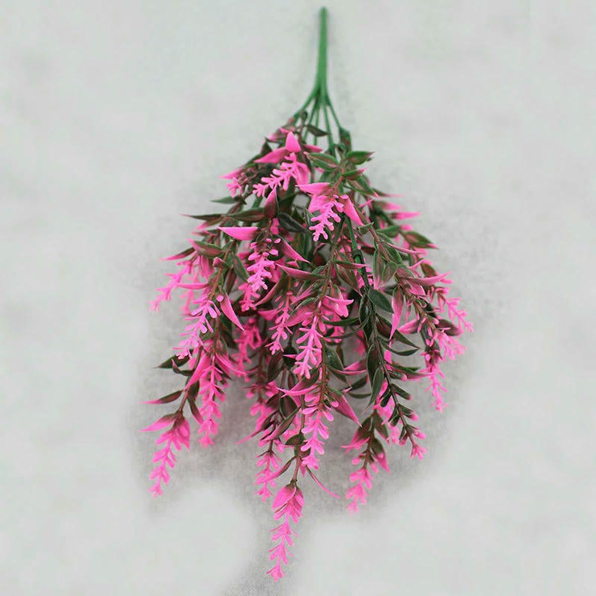 AYHTUD Artificial Flowers Cheap Lavender Fake Plants Grass Wedding Home Garden Decor Photography Props Outdoor Bonsai-Pink-1pc