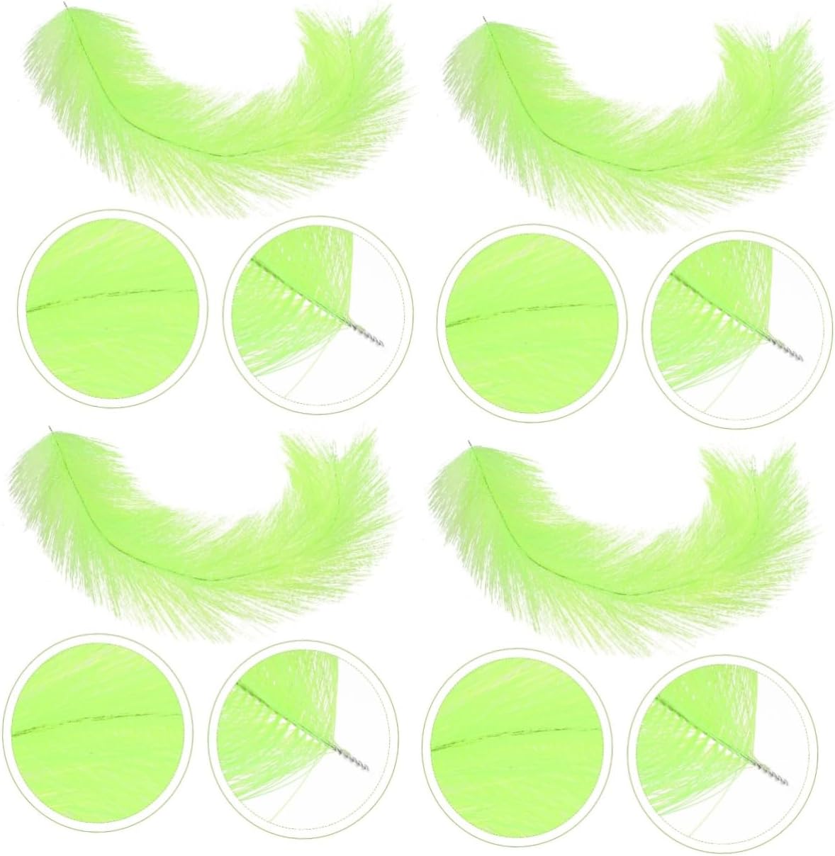 Mipcase 4pcs Fish Spawning Mop for Aquarium Floating Breeding Accessory Diameter for and Shrimp Reproduction and Creates Natural Habitat