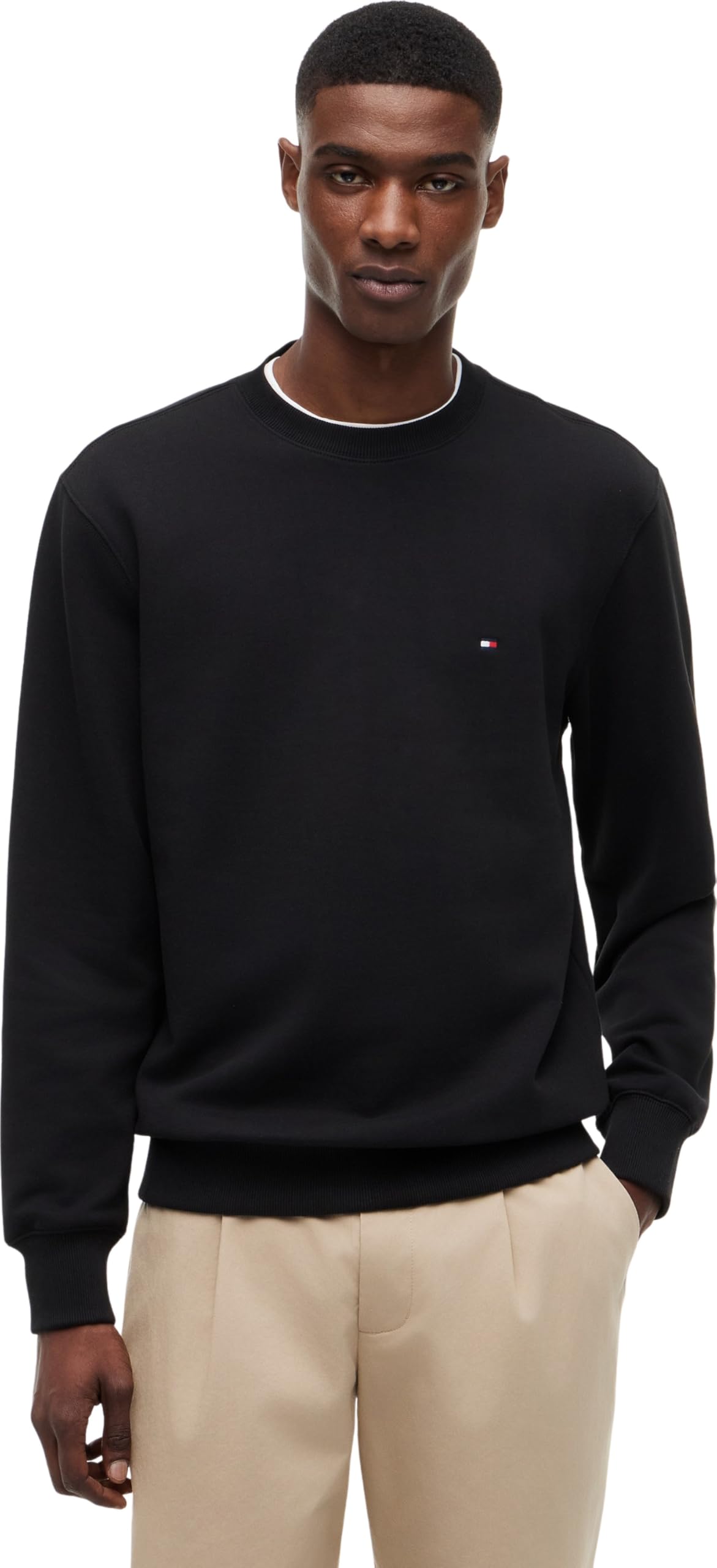 Tommy Hilfiger Herren Essential Terry Crewneck Mw0mw37237 Pullover-Sweatshirt (1er Pack)