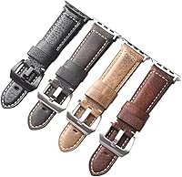 HYOPBSCN WCC00816 Strap Leather Iwatch8 Ultra 49MM 45MM First Layer Cowhide Watchband Thickened Men's Watch Bracelet