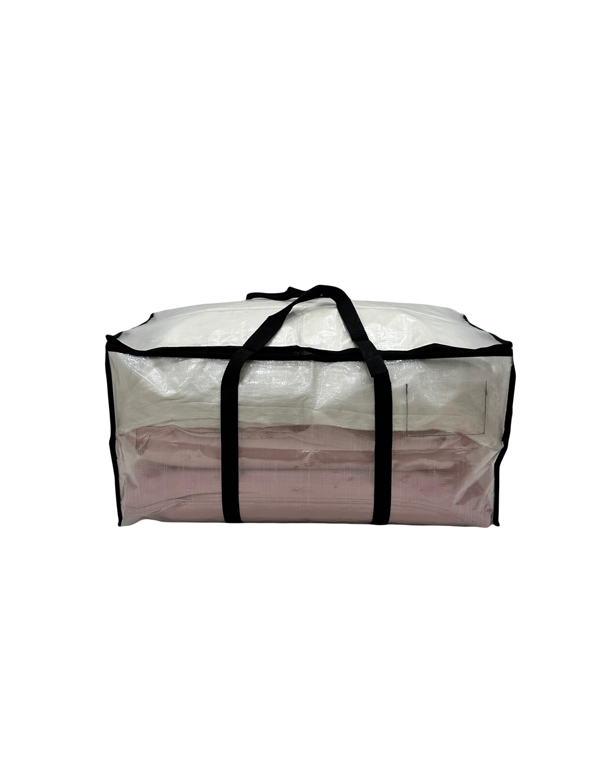 Rocwing Clear Moving Storage Bag, 95L Capacity, 73x37x35cm, Heavy Duty with Handles (1)