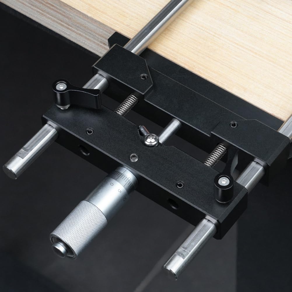 Soporte ranurado para carpintería de escritorio, herramienta de fabricación de herramientas de banco de trabajo ajustable, guía lineal, plantilla de ranura