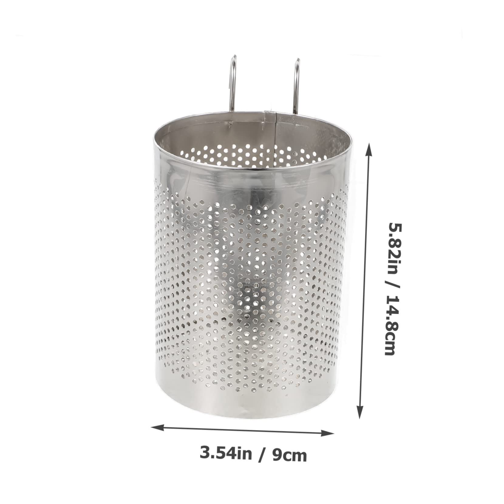 CIYODO Stainless Steel Utensil Holder Hanging Chopstick Drainer for Kitchen Storage Cutlery Drying Rack Easy Access Organizer for Utensils and Silverware for Countertop Tidy