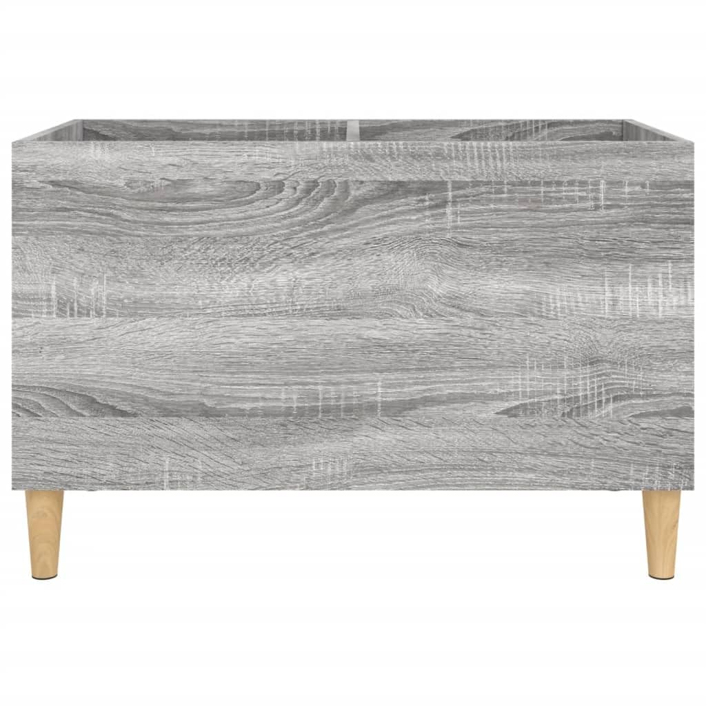 Sonoma - Armario de madera con patas de madera, 74,5 x 38 x 48 cm, espacio para discos de vinilo, CD, DVD, almacenamiento multimedia, estantería versátil para salón, oficina y cine en casa