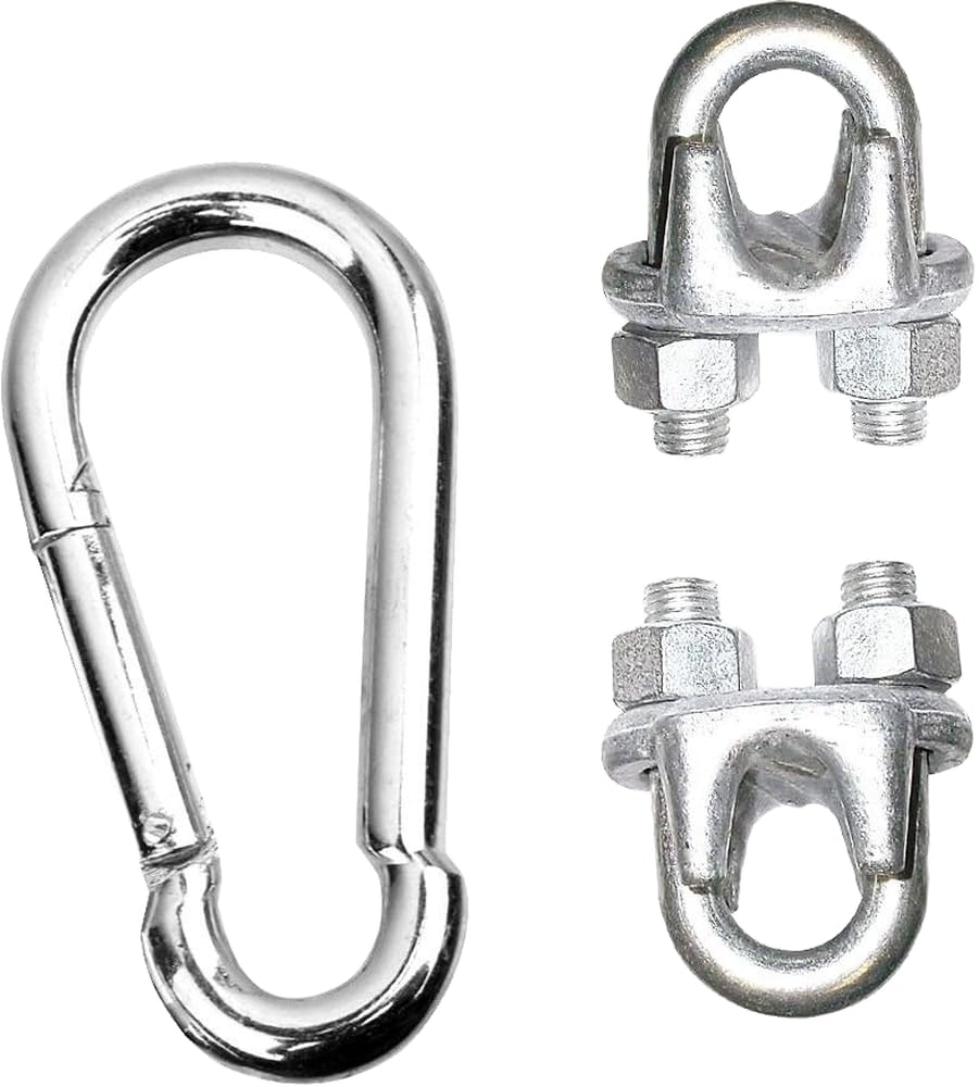 LCARNO Sports Machine 1 Snap Hook with 2 Wire Lock Heavy Duty Besttest in Quality Multi-Training Bar ()-image-19
