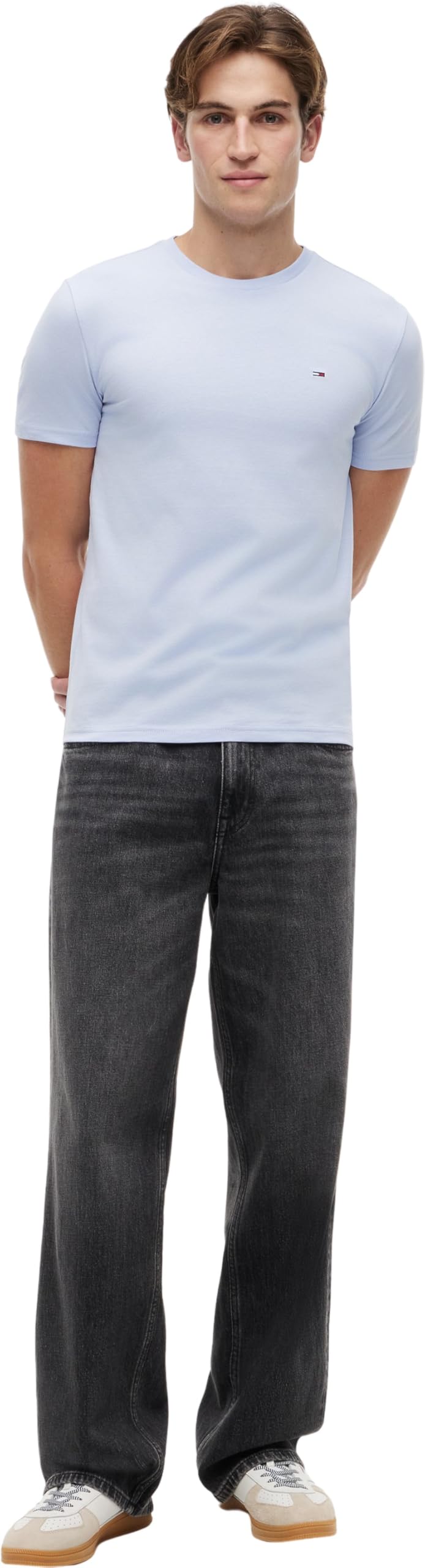 Tommy Jeans Uomo T-Shirt Maniche Corte Confezione da 3 in Cotone