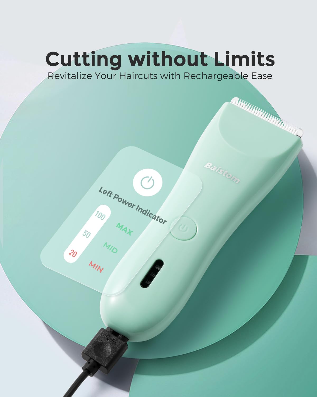 Tondeuse à cheveux pour bébé, silencieuse professionnelle pour enfants et enfants, rechargeable et étanche sans fil Kit de coupe de cheveux