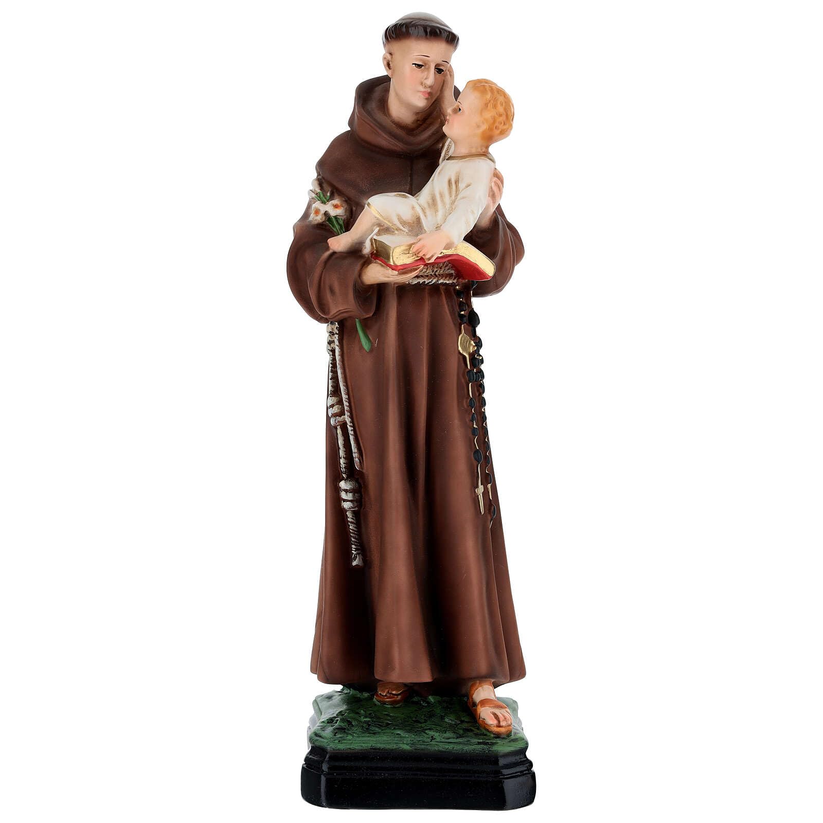 Holyart Figury z żywicy: Figura Święty Antoni 40 cm z żywicy malowanej