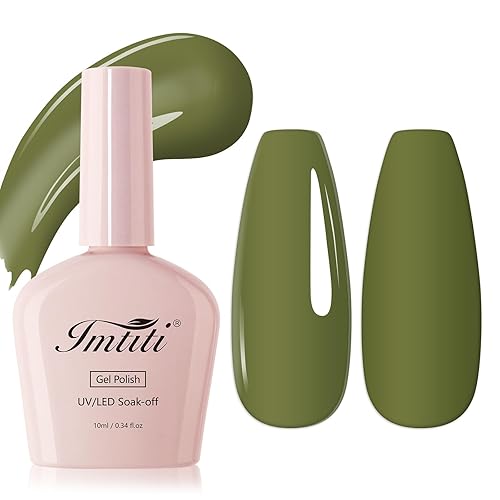 Miniatura 11 de Imtiti - Esmalte de uñas de gel blanco lechoso, esmalte de uñas de gel nude transparente blanco para uñas, esmalte de gel blanco translúcido UV/LED