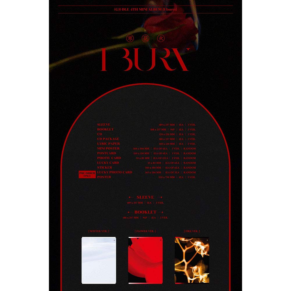 Amazon.co.jp: (G)I-DLE I burn 4th Mini Album (早期特典: Lucky