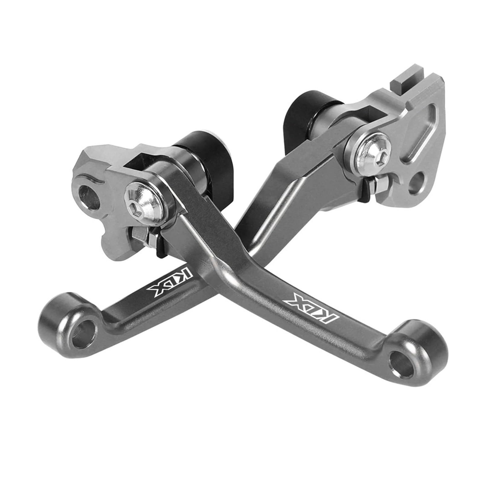 Wnftyske For Klx300sm 2022-2023 Grey Motorcycle Brake Clutch Lever Pivot Levers 22Mm7/8'' Pivot Cnc Brake Clutch Levers Hand Lever For Kawa&Saki Klx300 2023 Klx300r 1997 1998 1999 2000-2024 Klx300sm 2022-2023