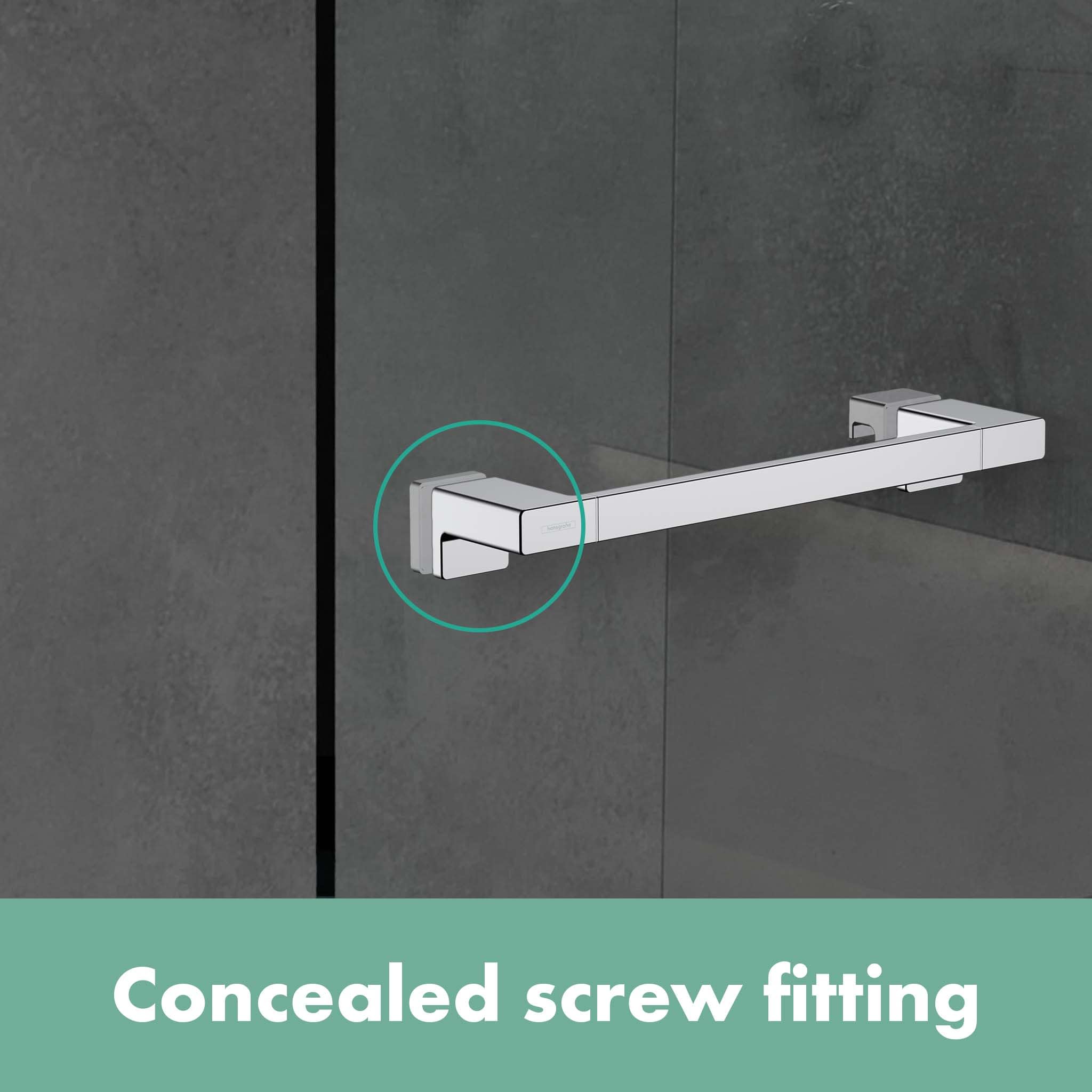 hansgrohe AddStoris Uchwyt do drzwi prysznicowych czarny matowy, 41759670