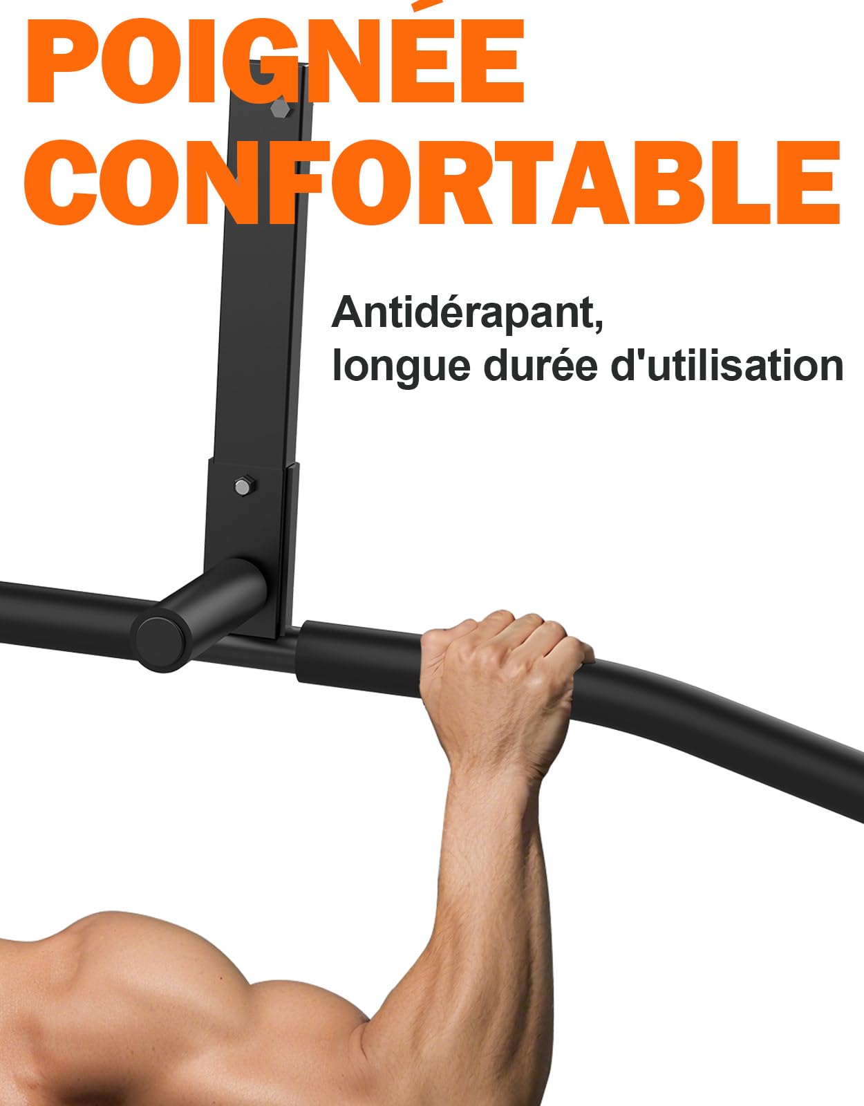 Fitarc Barre de traction pour solive - Barre de traction - Support plafond - Robuste - Pour entraînement à domicile - 106,7 cm de large - En attente de brevet