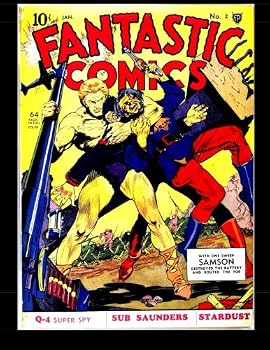 Paperback Fantastic Comics #2: Golden Age Superhero Comic Book