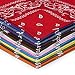 HBselect 12 Piezas Unisex Bandana Cabeza Hombre Pañuelos Cuello Mujer Multicolor Pañuelos...