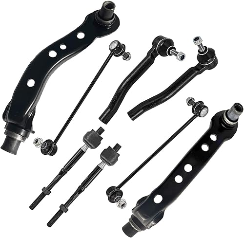 Miniatura 14 de Detroit Axle - Kit de suspensión frontal de 8 piezas para Chevy Aveo Aveo5 Pontiac G3 Wave Wave5 Suzuki Swift+ 2 brazos de control inferiores con